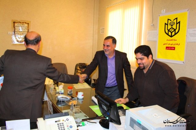 روسای ستاد انتخابات و هیأت بازرسی شهرستان آزادشهر با هم دیدار کردند
