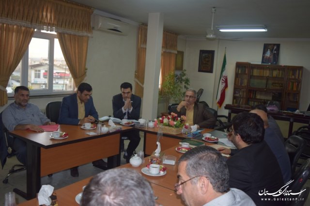 نشست مشترک اعضای هیات اجرایی و هیات نظارت مرکز حوزه انتخابیه کردکوی