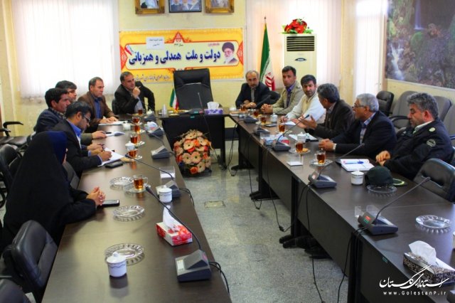 دومین جلسه کمیته امحا انتخابات شهرستان آزادشهر برگزار شد