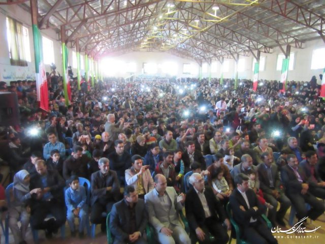 جشن بزرگ شور حضور با حضور پرشور عموم مردم شهر کلاله برگزار شد