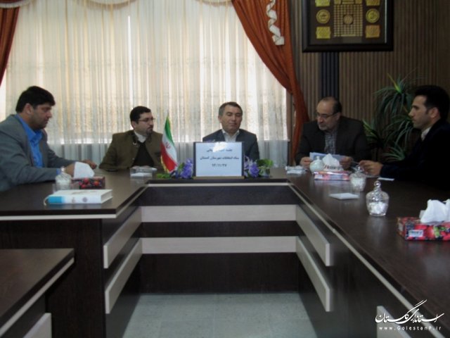 جلسه کمیته پشتیبانی ستاد انتخابات شهرستان گمیشان برگزار شد