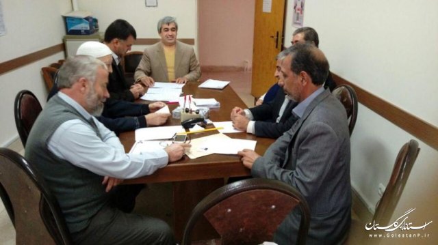 جلسه بررسی وضعیت تبلیغات ستادهای انتخاباتی حوزه انتخابیه کلاله برگزار شد