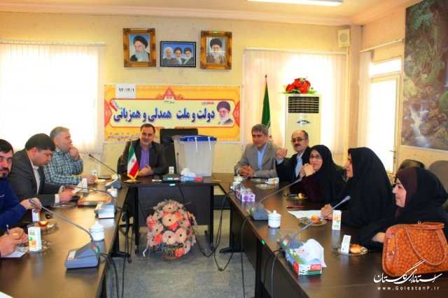 پنجاه و دومین جلسه ستاد انتخابات شهرستان آزادشهر برگزار شد
