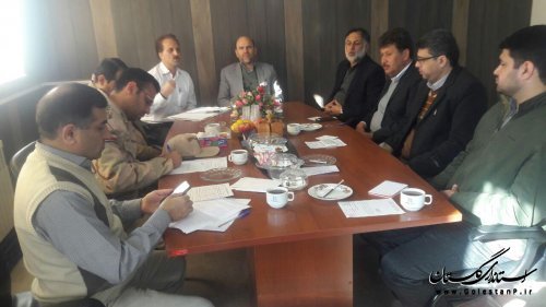 برگزاری جلسه کمیته امنیت ستاد انتخابات شهرستان ترکمن