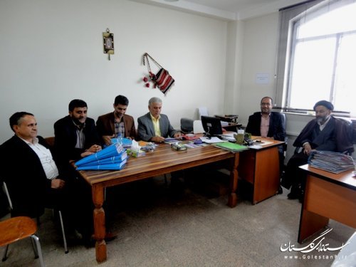 بازدید فرماندار علی آبادکتول از دفتر هیات نظارت بر انتخابات شوراهای اسلامی شهر